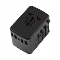 2 x Adapter zasilania Travel 250V 6in1 4xUSB +USB-C