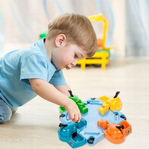 GRA ZRĘCZNOŚCIOWA DLA 4 OSÓB GŁODNE HIPCIE HIPOPOTAM DLA DZIECI RODZINNA na Arena.pl