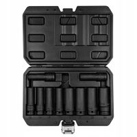 NEO TOOLS Zestaw Długich Nasadek Udarowych 10-24mm - 10 szt. 1/2"