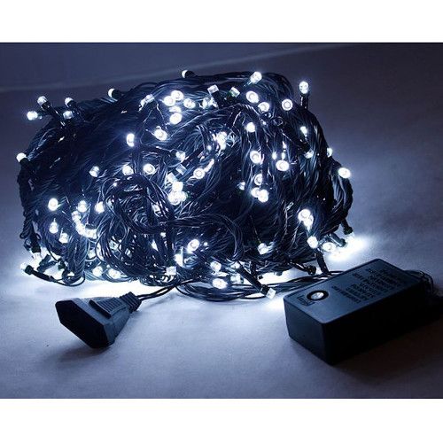 LAMPKI CHOINKOWE MOCNE BIAŁY ZIMNY 100 LED DŁUGIE na Arena.pl