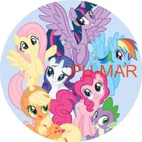 Opłatek na tort Kucyk Pony Konik Kuc My Little Pony Tekst Gratis