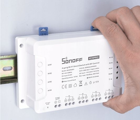 Sonoff 4CH R3 PRO WiFi 4 kanały eWelink smart DIN zdjęcie 4