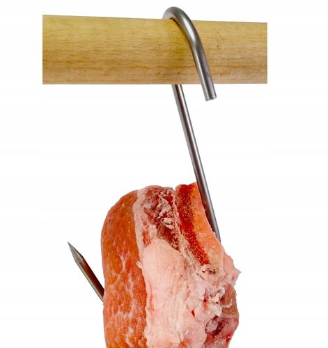 S-417-B Haki wędzarnicze 17cm skręcone do wędzenia wędlin boczku na Arena.pl