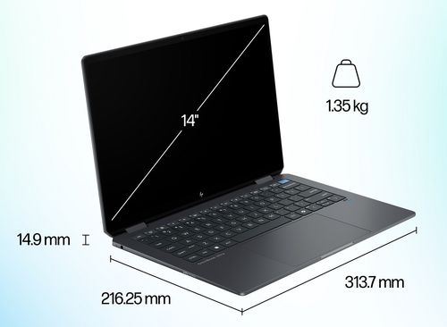 Dotykowy HP OmniBook Ultra Flip 14 2.8K OLED 120Hz Intel Core Ultra 7 258V 8-rdzeni 32GB LPDDR5x 1TB SSD NVMe Windows 11 na Arena.pl