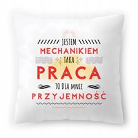 Poduszka Dla Mechanika Na Urodziny Na Prezent Z Nadrukiem Ze Zdjęciem
