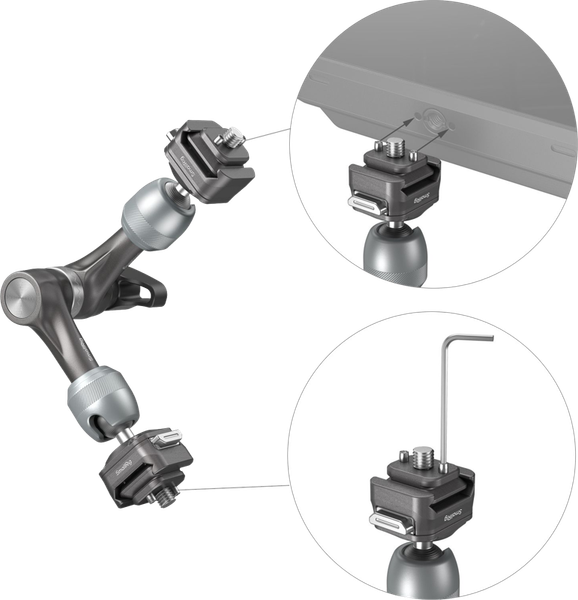 Smallrig 4490 Szybkozłączka Magic Arm (7") HawkLock H21 zdjęcie 4