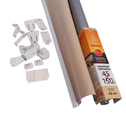 Mini roleta Thermo Extra 45x150cm Beż na Arena.pl