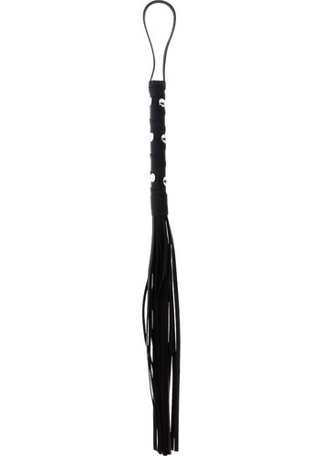 Short Studded Flogger Whip Black na Arena.pl