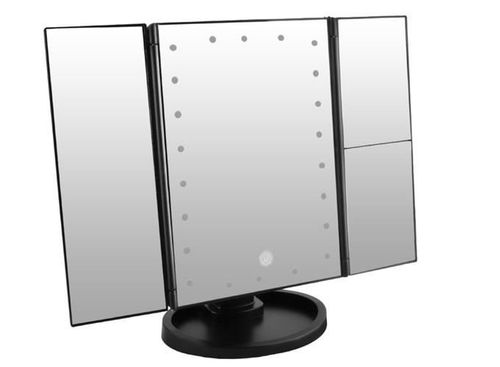 Lusterko LED czarne L7870 na Arena.pl