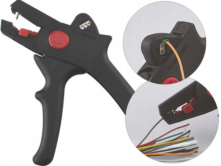 ŚCIĄGACZ IZOLACJI + ZACISKARKA DO TULEJEK 0,5-6mm2 zdjęcie 1