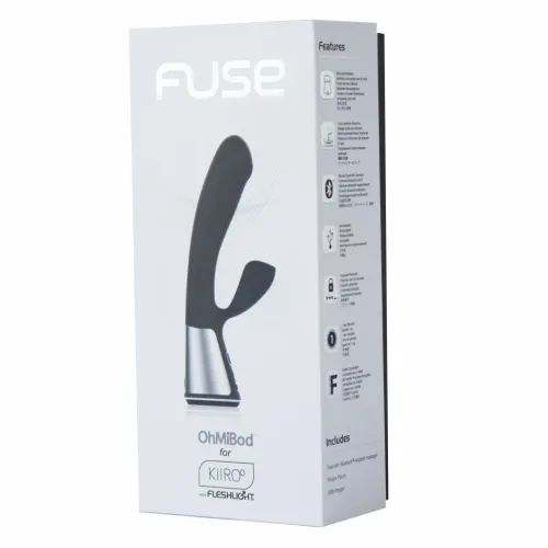 kiiroo ohmibod fuse black - interaktywne urządzenie intymne bluetooth na Arena.pl