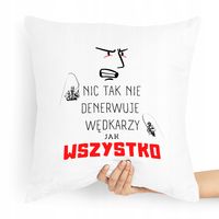 Poduszka Prezent Dla Wędkarza Nic Tak Nie Z Nadrukiem Ze Zdjęciem