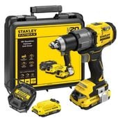 wiertarko-wkrętarka akumulatorowa udarowa 18v v20 2*2.0ah - s/sfmcd726d2