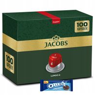 Kapsułki Jacobs do Nespresso(r)* kawa Lungo 6 zestaw 100 szt. 9+1 GRATIS!