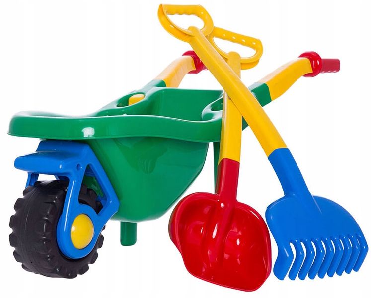 HEMAR Duża taczka do piasku solidna ogrodowa dodat zdjęcie 1