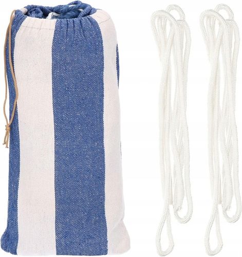 HAMAK 2 OSOBOWY Z PAŁĄKAMI 260x150 XXL MOCNY + linki + POKROWIEC na Arena.pl