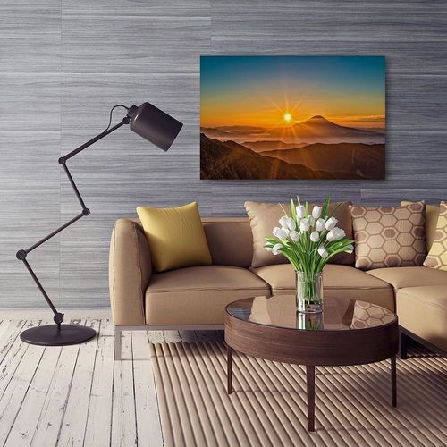 Obraz na płótnie - Canvas, Zachód słońca w górach 2 40x60 na Arena.pl
