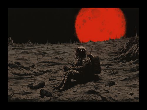 Plakat 18x13cm Samotność w Kosmosie na Arena.pl