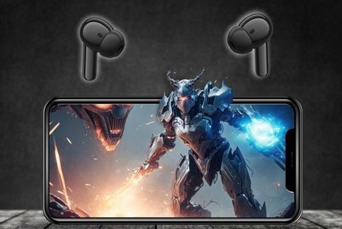 CZARNE Słuchawki Dokanałowe Bezprzewodowe MANTA Rytmo Bluetooth 5.3 na Arena.pl