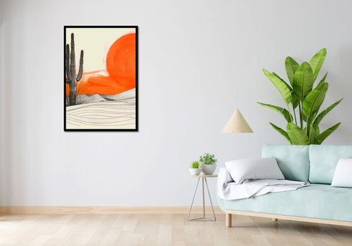 Plakat 70x100cm Kaktus Saguaro na Arena.pl