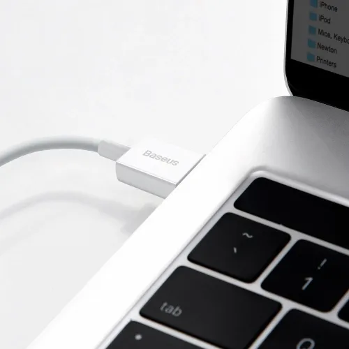 baseus superior kabel usb - lightning 2,4a 2 m biały (calys-c02) na Arena.pl