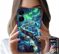 ETUI DO SAMSUNG GALAXY A06 5G - POCIĄG, EKSPRES ŚWIĄTECZNY WZORY + SZKŁO