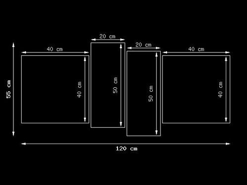 120CM 55 OBRAZ 4 ELEM WODOSPAD DONG PEE SUA ŚCIENNY na Arena.pl