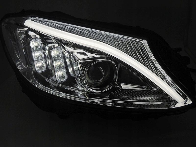 LAMPY REFLEKTORY DO MERCEDES C W205 14-18R DO JAZDY DZIENNEJ DYN. KIER. zdjęcie 6