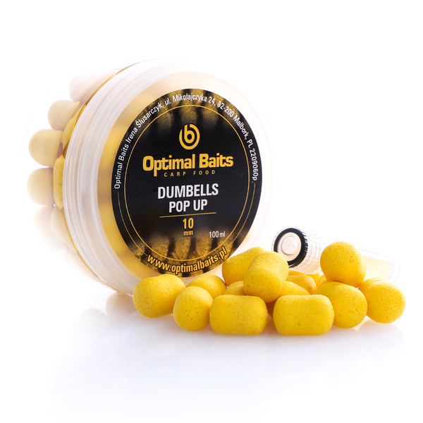 Optimal Baits Dumbells Pop Up ANANAS 10mm zdjęcie 1