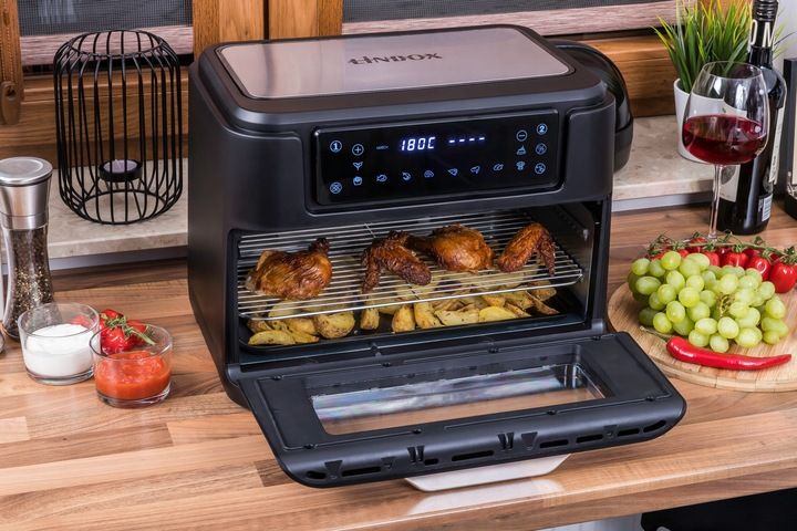 PIEKARNIK FRYTKOWNICA BEZTŁUSZCZOWA 2 KOSZE 8L/2500W 4 URZĄDZENIA W 1 zdjęcie 15