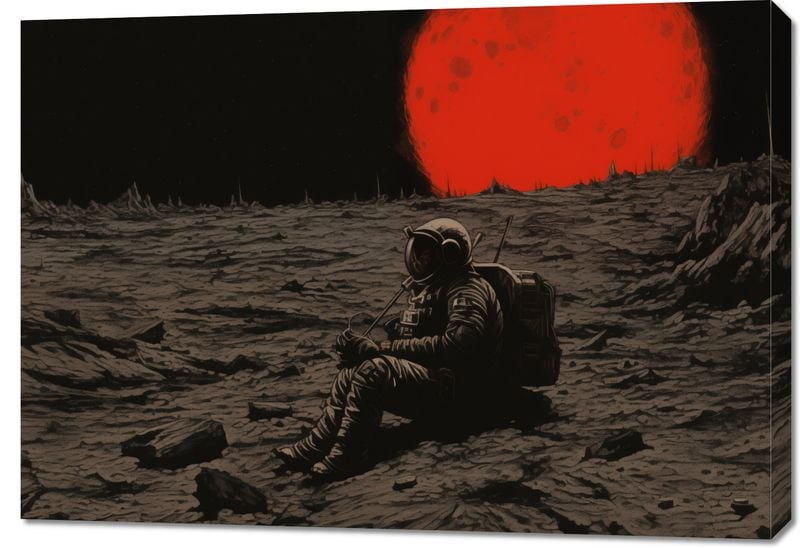 Obraz 100x70cm Samotność w Kosmosie zdjęcie 1