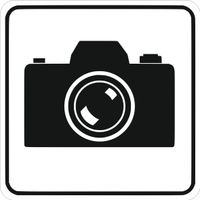Tabliczka informacyjna 10x10 cm Grawer piktogram Tu wolno fotografować