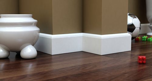 Listwa biała MDF 80x18 RF na Arena.pl