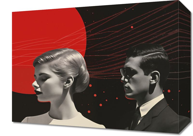 Obraz 40x30cm Futurystyczne Retro Szykany zdjęcie 1