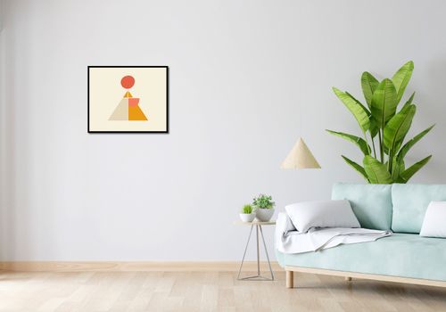 Plakat 60x50cm Piramida Równowagi na Arena.pl