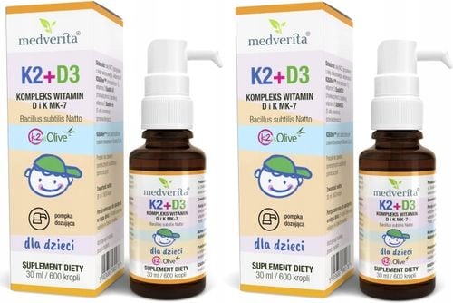Medverita Witamina K2 MK-7 + D3 dla dzieci 60 ml na Arena.pl