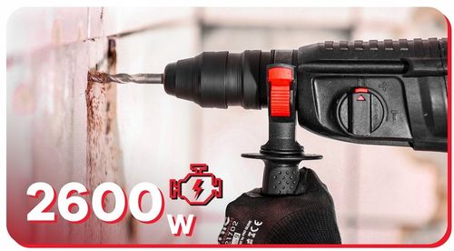 MŁOTOWIERTARKA MŁOT UDAROWY WIERTARKA UDAROWA SDS+ 2600W 4J WALIZKA na Arena.pl