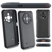 Etui do HAMMER IRON 6 - 6,56 silikonowe matowe z ochroną aparatu czarne TPU