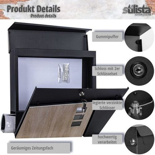 STILISTA Skrzynka pocztowa Oslo, 370 x 370 x 100 mm na Arena.pl