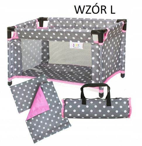 Doris ŁÓŻECZKO DLA LALEK KOJEC + POŚCIEL + TORBA na Arena.pl