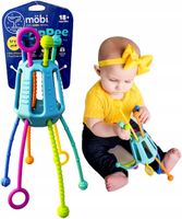 PRZECIĄGANIEC ZIPPEE ZABAWKA SENSORYCZNA prezent dla dzieci 18m+ MOBI