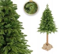 CHOINKA SZTUCZNA PREMIUM JODŁA NOBILES NA PNIU PE+PVC 180 cm