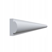 Listwa ścienna 2m DLS5 3,5cm x 1,8cm sztukateria dekoracyjna ozdobna ramka