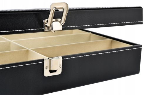 Pudełko na Okulary Etui Organizer na 8 Okularów Elegancka Szkatułka Prezent na Arena.pl