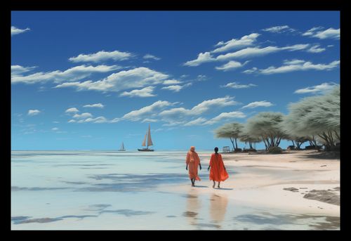 Plakat 30x20cm Spokój w Piaskach na Arena.pl