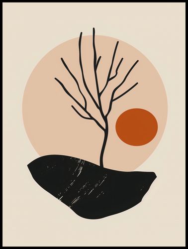 Plakat 75x100cm Nagie Drzewo na Arena.pl