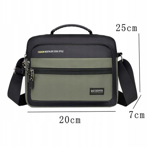 TORBA NA RAMIĘ DAMSKA DO PRACY SZKOŁA MIASTO TOREBKA MĘSKA 20*7*25CM na Arena.pl