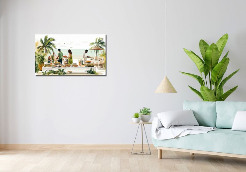 Obraz 90x50cm Tropikalna Woń Wakacji zdjęcie 2
