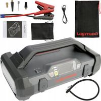 2 x Lokithor Jump Starter Rozruch Powerbank Kompresor Światło Led 4w1 76wh
