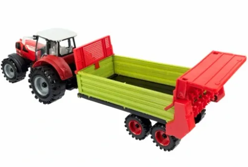 Duży Traktor z Przyczepą Ciągnik NAPĘD Ruchome elementy na Arena.pl